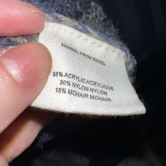 Folk by Hansel from Basel (Anthropologie) mohair blend mock turtle sweater, S. - Picture 5 of 8